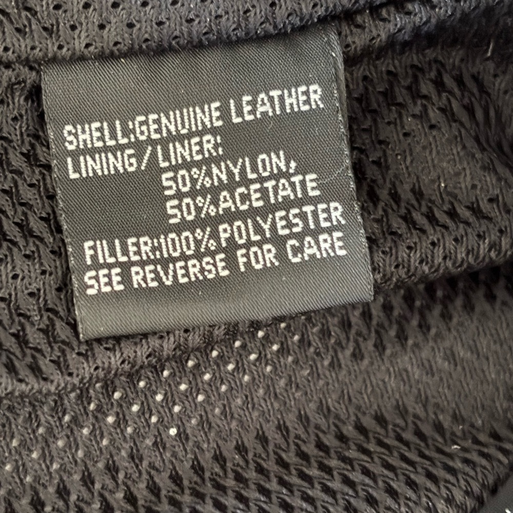 Unik Distressed Gray Leather Bomber Motorcycle Jacket men Sz L - Picture 12 of 16